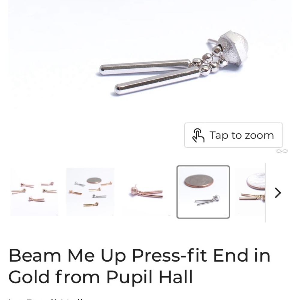 Pupil Hall Beam Me Up press fit post